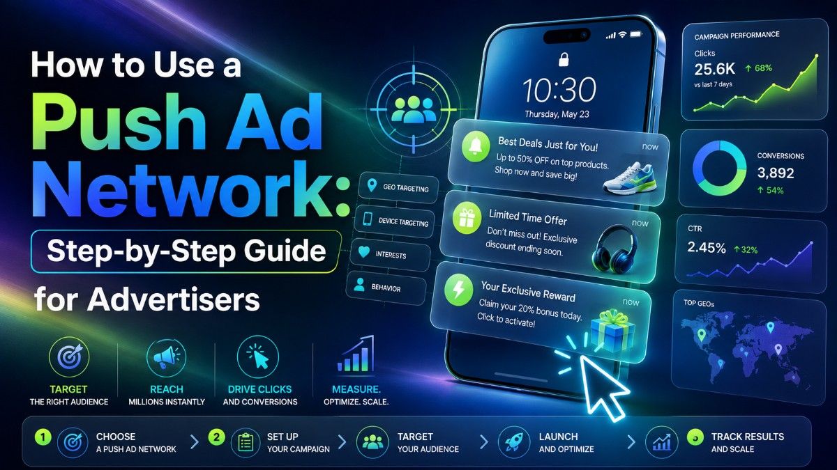 How to Use a Push Ad Network: Step-by-Step Guide for Advertisers