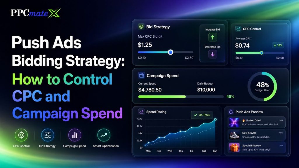 Push Ads Bidding Strategy: How to Control CPC and Campaign Spend