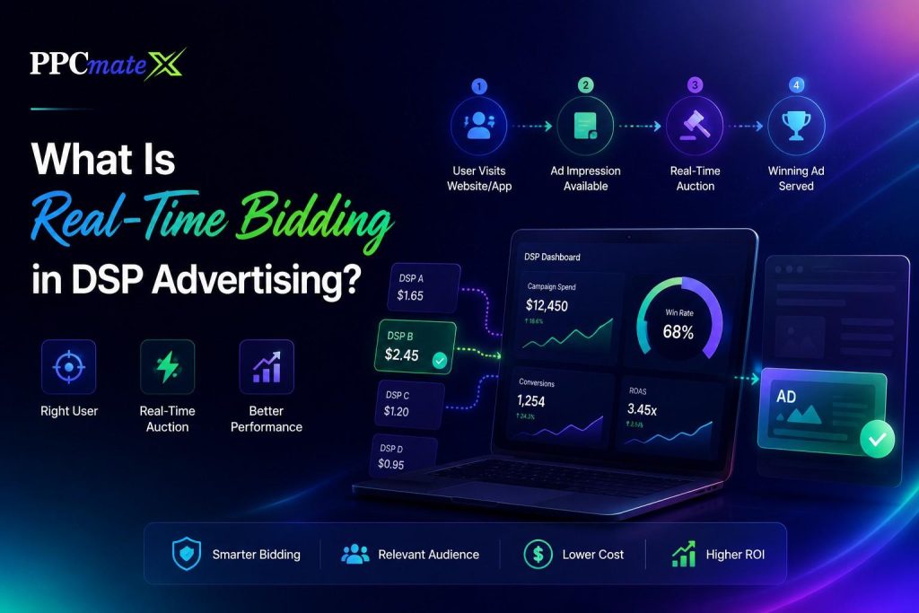 What Is Real-Time Bidding in DSP Advertising? infographic