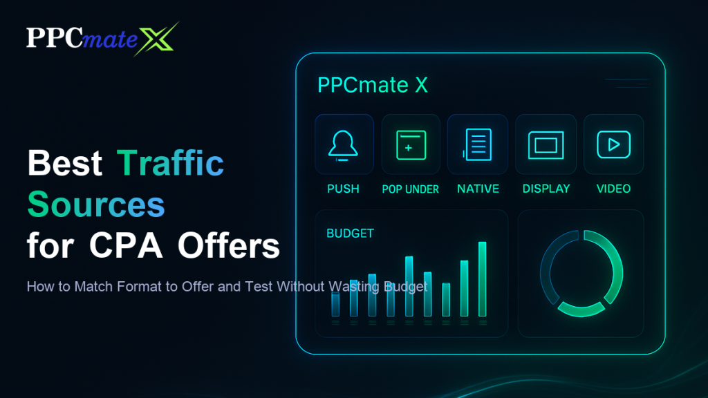 Best Traffic Sources for CPA and Affiliate Offers in 2026: How to Choose the Right Format