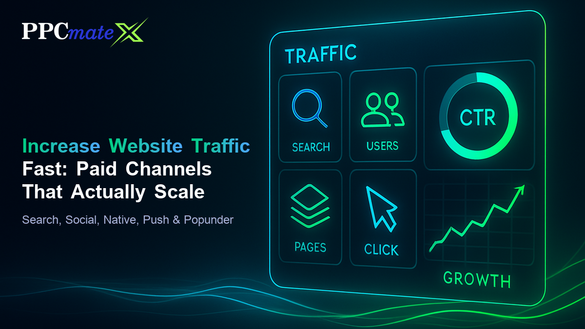 How to Increase Website Traffic Fast: Paid Channels That Actually Scale