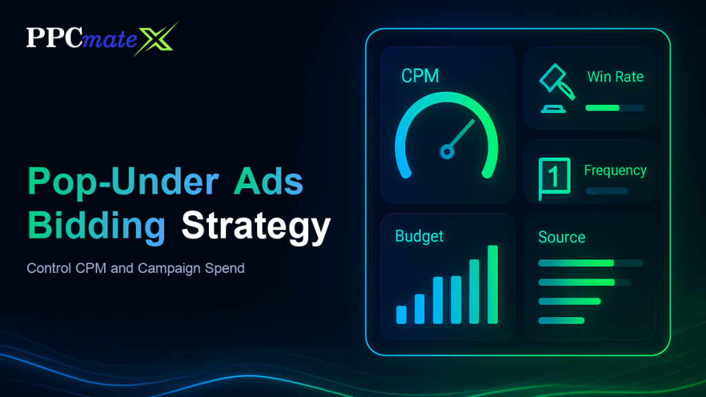 Pop-Under Ads Bidding Strategy: How to Control CPM and Campaign Spend