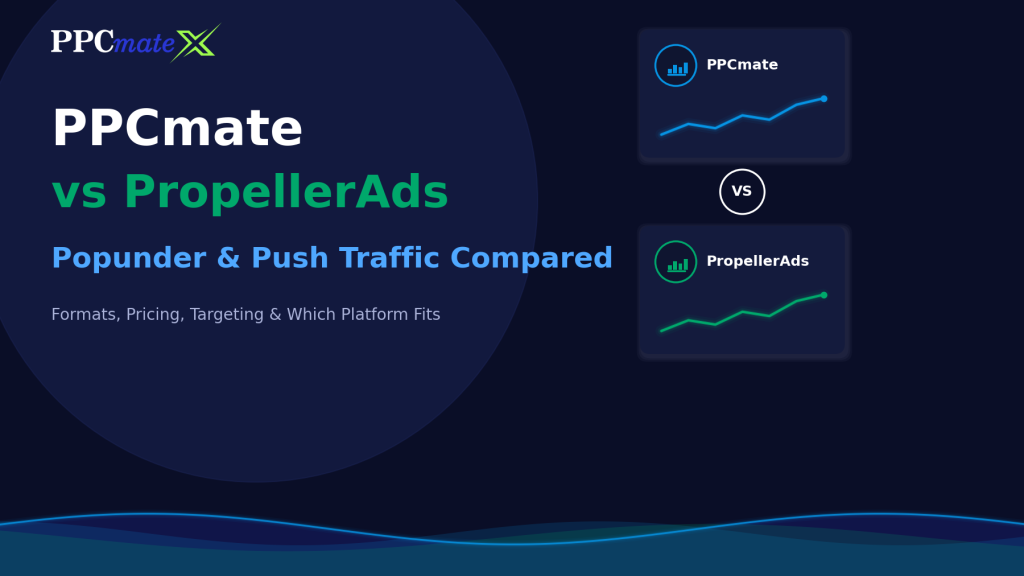 PPCmate vs PropellerAds: Which Popunder & Push Traffic Source Fits Your Campaigns?