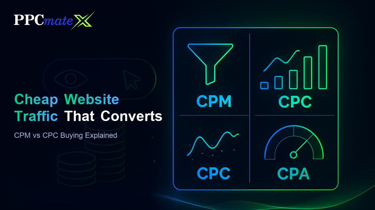 Cheap Website Traffic That Converts: CPM vs CPC Buying Explained